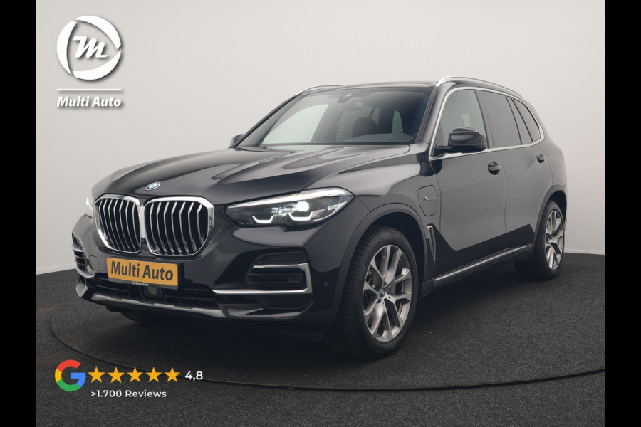 BMW X5 xDrive45e X Line PHEV 395pk Dealer O.H. | Luchtvering | Camera | Adaptief Onderstel | Lederen Sportstoelen Memory | Hifi Audio | Apple Carplay | Sfeerverlichting | Navigatie | DAB | Plug In Hybrid |