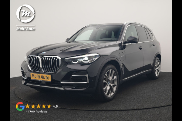 BMW X5 xDrive45e X Line PHEV 395pk Dealer O.H. | Luchtvering | Camera | Adaptief Onderstel | Lederen Sportstoelen Memory | Hifi Audio | Apple Carplay | Sfeerverlichting | Navigatie | DAB | Plug In Hybrid |