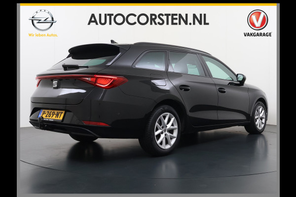 Seat Leon Sportstourer 1.5TSI 131PK Adap.Cruise Trekhaak 3-Zone Ecc Camera Navi Apple Carplay Android Auto Pdc Style Business Intense Lmv Led Bluetooth Keyless Isofix 1.400KG Trekgewicht Rijstrooksensor 1e Eigenaar Dealeronderhouden Origineel Nederlandse Auto