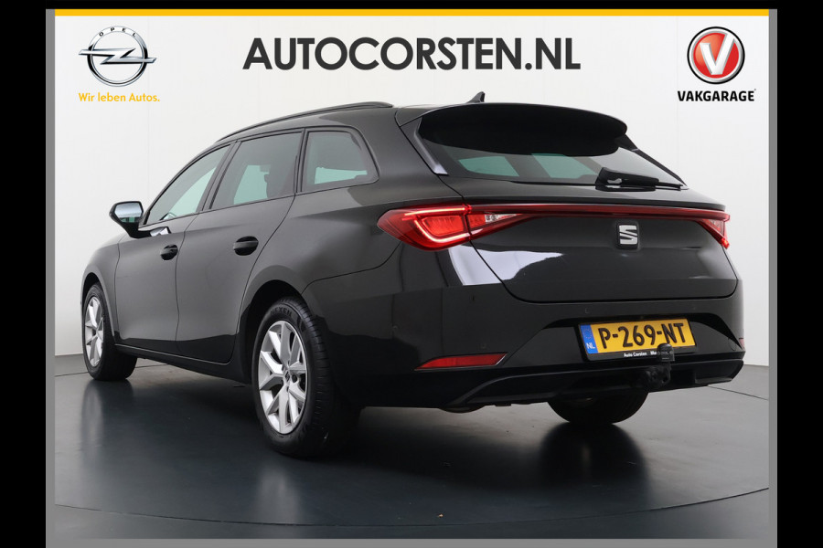 Seat Leon Sportstourer 1.5TSI 131PK Adap.Cruise Trekhaak 3-Zone Ecc Camera Navi Apple Carplay Android Auto Pdc Style Business Intense Lmv Led Bluetooth Keyless Isofix 1.400KG Trekgewicht Rijstrooksensor 1e Eigenaar Dealeronderhouden Origineel Nederlandse Auto