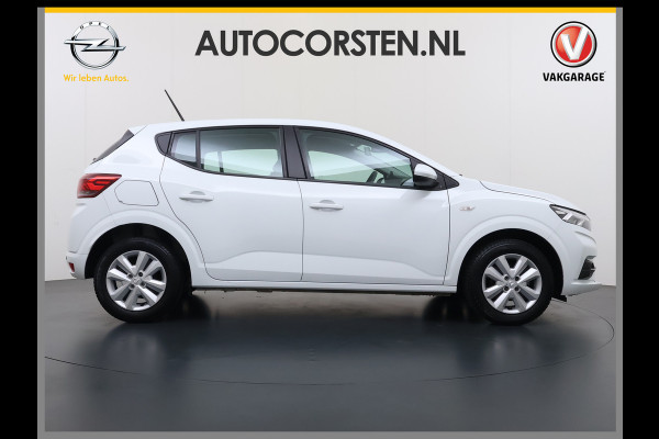 Dacia Sandero 1.0TCe 92PK 5Drs Navi Airco Apple Carplay Android Auto Cruise Control Bluetooth Pdc Comfort Isofix Regen-Lichtsensor ESP 1e Eigenaar Origineel Nederlandse Auto