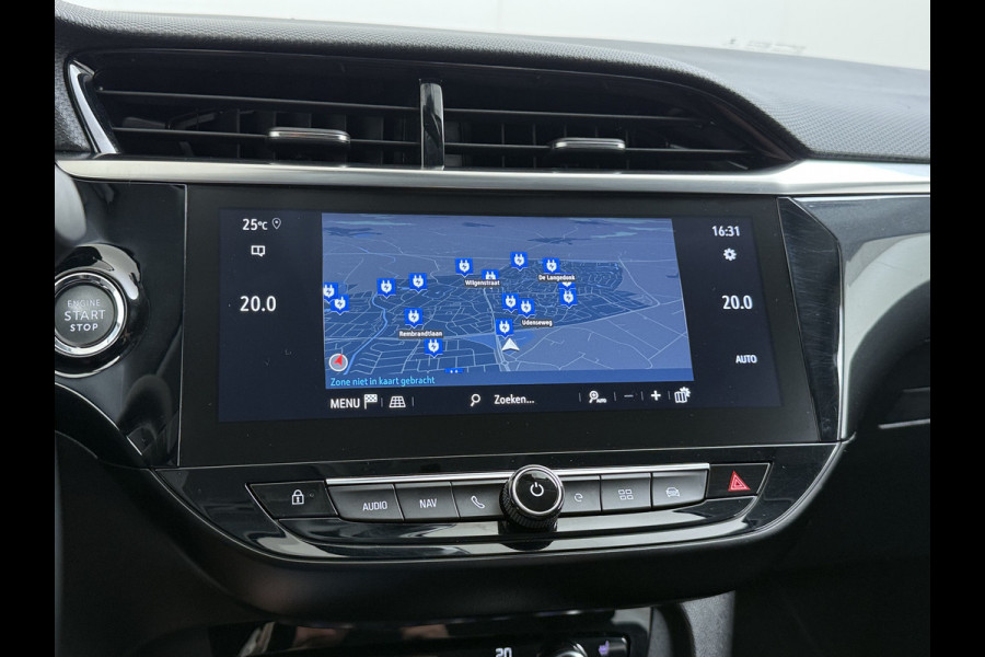 Opel CORSA-E Elegance 50kWh SOH 92% 3-Fase Adap.Cruise Stoel+Stuurverwarming 360°Camera Apple Carplay Android Auto Navi Ecc Pdc Lmv 17" Led Privacy Glas Bluetooth Regen-Lichtsensor Lane Assist Isofix Origineel Nederlandse Auto