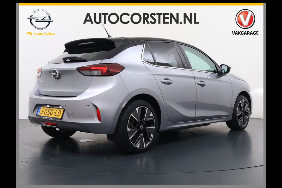 Opel CORSA-E Elegance 50kWh SOH 92% 3-Fase Adap.Cruise Stoel+Stuurverwarming 360°Camera Apple Carplay Android Auto Navi Ecc Pdc Lmv 17" Led Privacy Glas Bluetooth Regen-Lichtsensor Lane Assist Isofix Origineel Nederlandse Auto