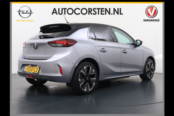 Opel CORSA-E Elegance 50kWh SOH 92% 3-Fase Adap.Cruise Stoel+Stuurverwarming 360°Camera Apple Carplay Android Auto Navi Ecc Pdc Lmv 17" Led Privacy Glas Bluetooth Regen-Lichtsensor Lane Assist Isofix Origineel Nederlandse Auto