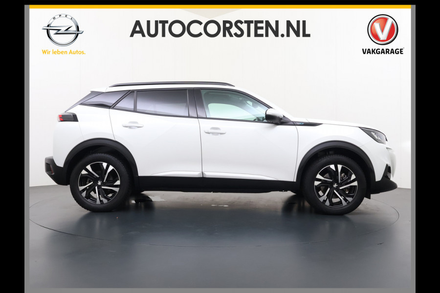 Peugeot e-2008 EV Allure Pack 50kWh SOH 95% 3-Fase 360°Camera 3D-Navi Apple Carplay Android Auto Ecc Cruise Control Pdc Keyless Privacy Glas Lmv Led DAB+ Bluetooth Lane Assist Isofix Rijstrooksensor Origineel Nederlandse Auto