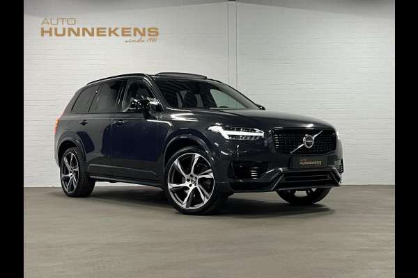 Volvo XC90 2.0 T8 Recharge AWD R-Design *long range* Luchtvering | Trekhaak | Open dak | Adapt. cruise | Stoel-/stuurverwarming | 360 camera | Stoelventilatie | 22" wielen