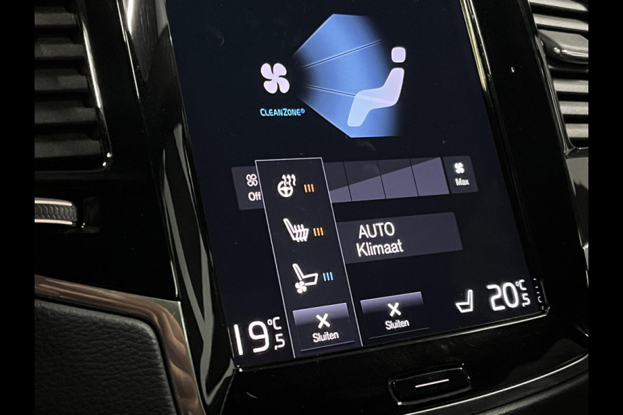 Volvo XC90 2.0 T8 Recharge AWD R-Design *long range* Luchtvering | Trekhaak | Open dak | Adapt. cruise | Stoel-/stuurverwarming | 360 camera | Stoelventilatie | 22" wielen