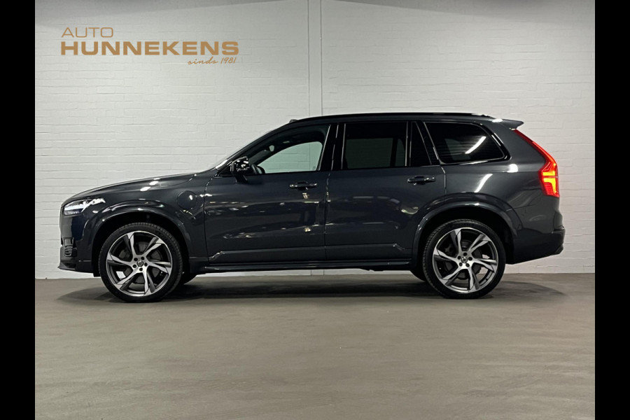 Volvo XC90 2.0 T8 Recharge AWD R-Design *long range* Luchtvering | Trekhaak | Open dak | Adapt. cruise | Stoel-/stuurverwarming | 360 camera | Stoelventilatie | 22" wielen