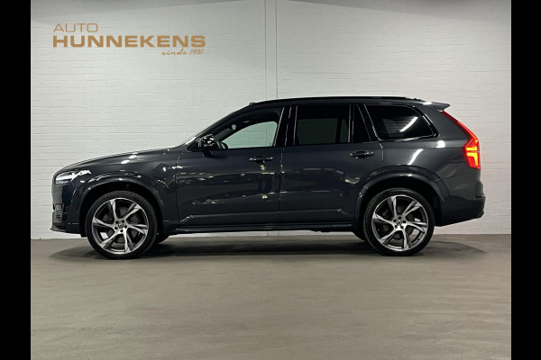 Volvo XC90 2.0 T8 Recharge AWD R-Design *long range* Luchtvering | Trekhaak | Open dak | Adapt. cruise | Stoel-/stuurverwarming | 360 camera | Stoelventilatie | 22" wielen
