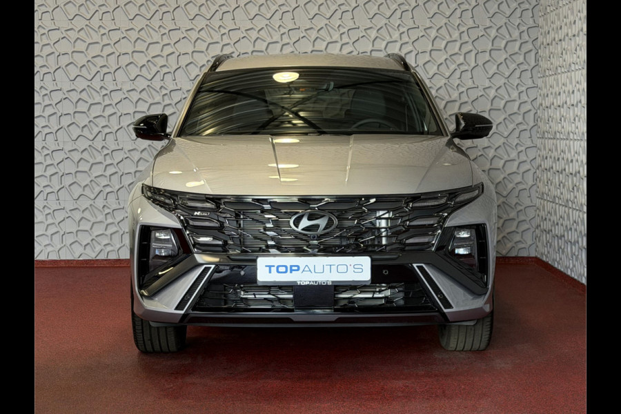 Hyundai Tucson .6 T-GDI PHEV N-LINE NIEUW 360CAM ELEK.KLEP MEMORY STOEL VERWARMD/KOELING SUBWFR 19" LMV ZWARTE HEMEL STUURVERW. PLUG IN HYBRIDE