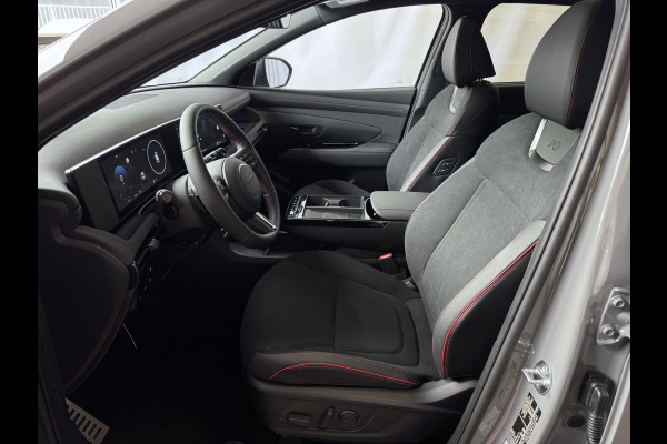 Hyundai Tucson .6 T-GDI PHEV N-LINE NIEUW 360CAM ELEK.KLEP MEMORY STOEL VERWARMD/KOELING SUBWFR 19" LMV ZWARTE HEMEL STUURVERW. PLUG IN HYBRIDE