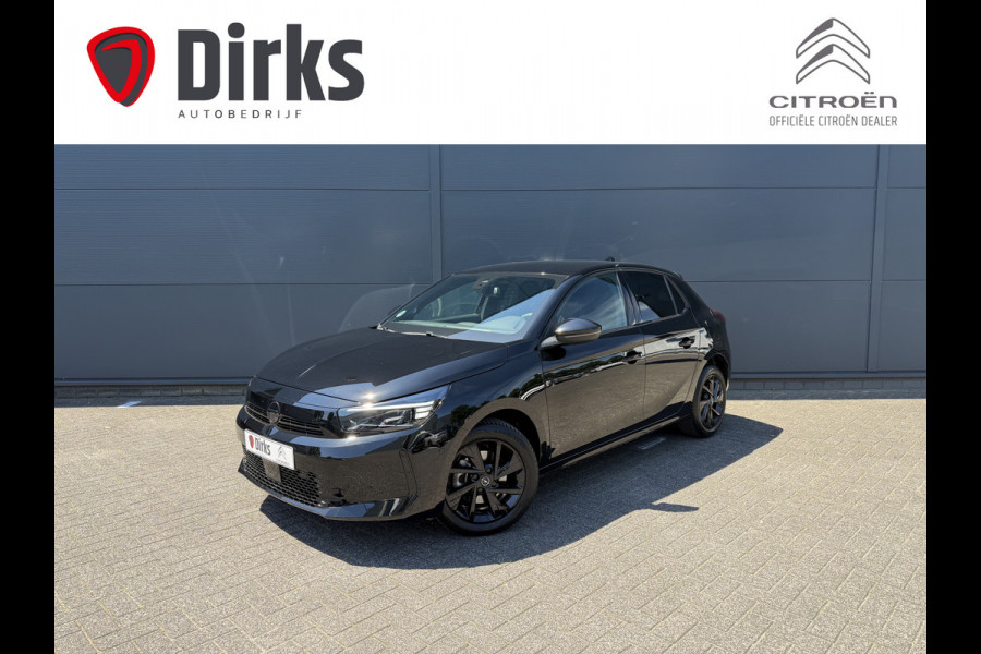 Opel Corsa 100pk GS (Camera - Keyless Entry - LED - Automatische Airco - Navigatie - Apple Carplay - Draadloos laden - Digitaal dashboard)