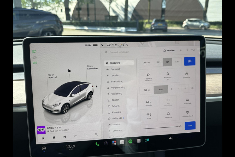 Tesla Model Y Long Range Dual AWD VAN: 39.900,- VOOR: 36.770,- UW WKVOORDEEL: 3.130,- | SOH 95% | AFNEEMBARE TREKHAAK|  RIJKLAAR GELEVERD | 12 MND BOVAG GARANTIE | TESLA GARANTIE ACCU + AANDRIJFLIJN T/M 08-2031/ 192.000KM|