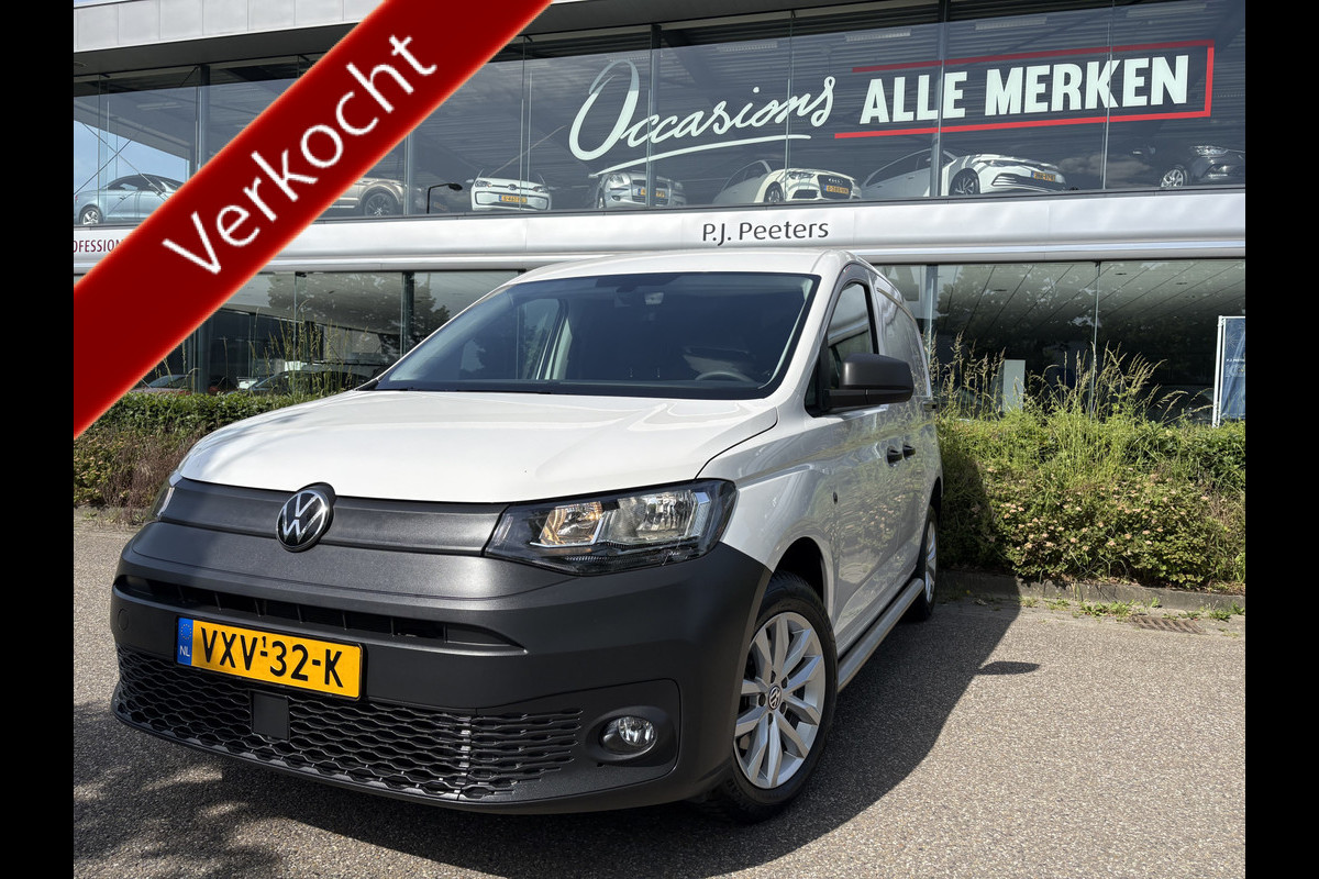 Volkswagen Caddy Cargo 2.0 TDI Airco - Apple carplay - Navigatie - Parkeersensor achter - Zijschuifdeur links/ rechts - Tussenschot volledig - Cruise control - Mistlampen - Bluetooth - Stuur multifunctioneel - Elektrische ramen - Start/stop systeem