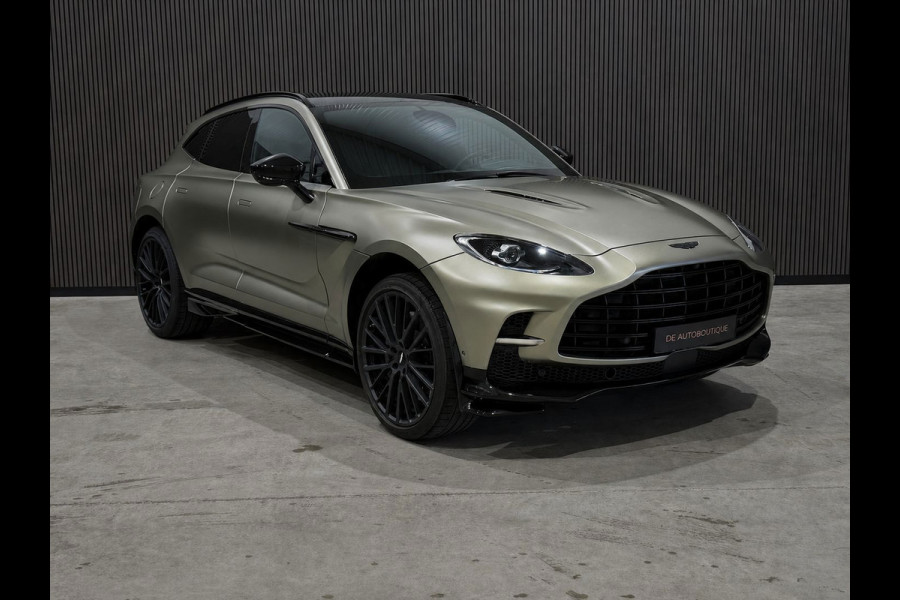 Aston Martin Dbx 4.0 V8 707 / Fabrieksgarantie tot 26.10.2026 / Matt groen / 360 Camera / Carbon delen