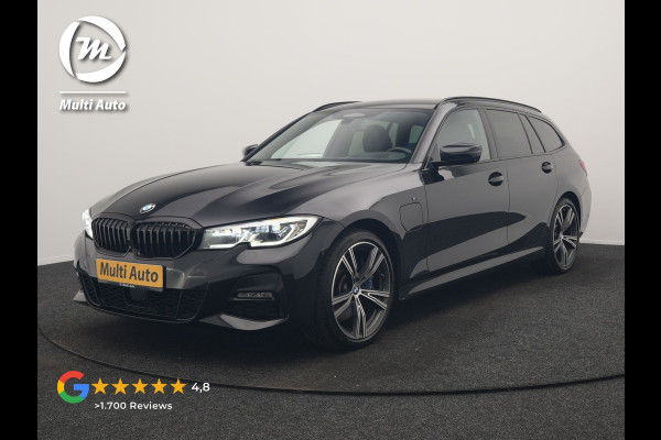 BMW 3 Serie Touring 330e M Sport PHEV 293pk Dealer O.H. | Trekhaak Af Fabriek | Adaptive Cruise | Head Up | 360 Camera | Adaptief Onderstel | Alcantara Sportstoelen & Stuur Verwarmd | Laser LED | Sfeerverlichting | Keyless | Blis | Apple Carplay | Plug In Hybrid |