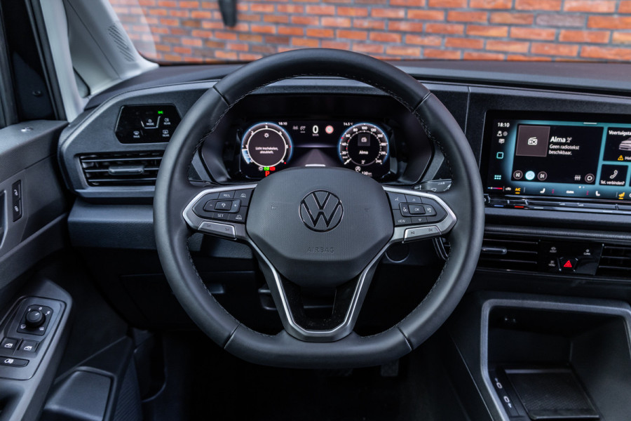 Volkswagen Caddy Cargo 2.0 TDI DSG | L+R Schuifdeur | ACC | Side Assist | Lane Assist | Virtual Cockpit | Camera | CarPlay | Stoelverwarming | LED Koplampen | Sidebars | DAB | Fabrieksgarantie | Facelift model | BPM Vrij