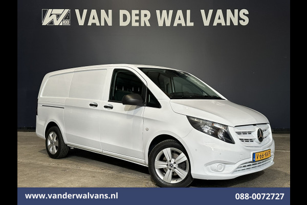 Mercedes-Benz Vito 114 CDI 136pk L2H1 Euro6 Airco | Navigatie | Camera | LM Velgen Cruisecontrol, Bumper in de kleur, Parkeersensoren, Achterklep, Stoelverwarming, Bijrijdersbank, Inrichting