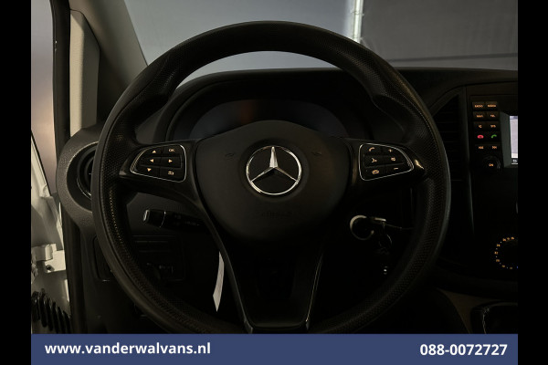 Mercedes-Benz Vito 114 CDI 136pk L2H1 Euro6 Airco | Navigatie | Camera | LM Velgen Cruisecontrol, Bumper in de kleur, Parkeersensoren, Achterklep, Stoelverwarming, Bijrijdersbank, Inrichting