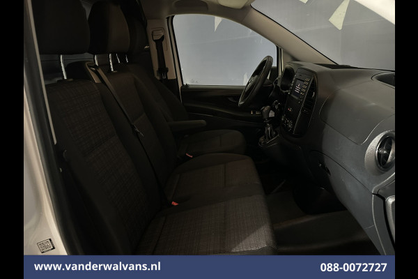 Mercedes-Benz Vito 114 CDI 136pk L2H1 Euro6 Airco | Navigatie | Camera | LM Velgen Cruisecontrol, Bumper in de kleur, Parkeersensoren, Achterklep, Stoelverwarming, Bijrijdersbank, Inrichting