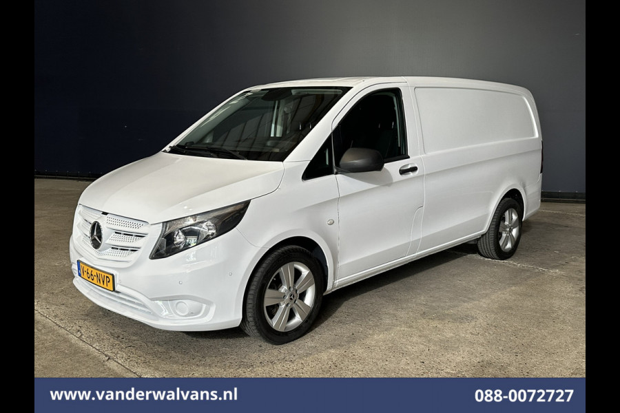 Mercedes-Benz Vito 114 CDI 136pk L2H1 Euro6 Airco | Navigatie | Camera | LM Velgen Cruisecontrol, Bumper in de kleur, Parkeersensoren, Achterklep, Stoelverwarming, Bijrijdersbank, Inrichting