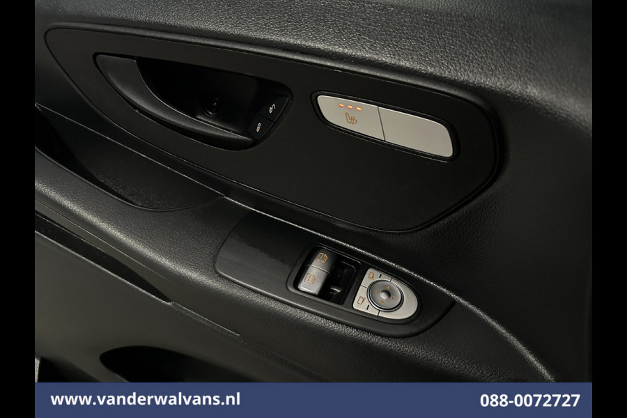 Mercedes-Benz Vito 114 CDI 136pk L2H1 Euro6 Airco | Navigatie | Camera | LM Velgen Cruisecontrol, Bumper in de kleur, Parkeersensoren, Achterklep, Stoelverwarming, Bijrijdersbank, Inrichting
