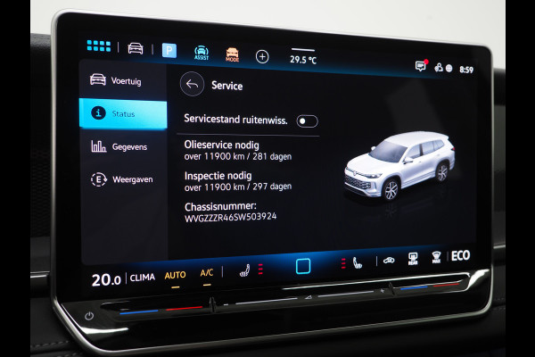 Volkswagen Tayron 1.5 eHybrid | 5 Jaar Garantie | Trekhaak | 360 | Sfeerlicht | Adaptive Cruise | Dodehoek | Matrix | Carplay