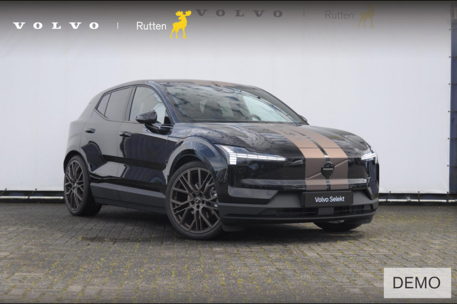 Volvo EX30 272PK Automaat Single Motor Ext. Range Plus Europa / Heico Verlaging / 21" Velgen / Sport Striping /  Adaptive Cruise control / Extra getint glas / Climate Pack / Elektrisch verstelbare stoelen / Parkeersensoren met camera