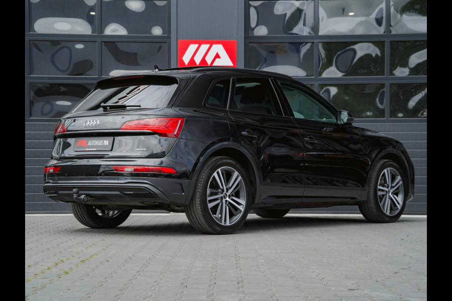 Audi Q5 50 TFSI e S edition Luchtvering|Headup|Leder|Panorama|Trekhaak|B&O|Stoelverwarming|Carplay|Camera