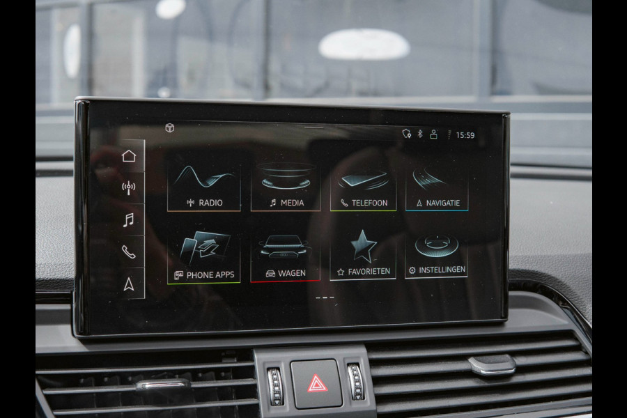 Audi Q5 50 TFSI e S edition Luchtvering|Headup|Leder|Panorama|Trekhaak|B&O|Stoelverwarming|Carplay|Camera