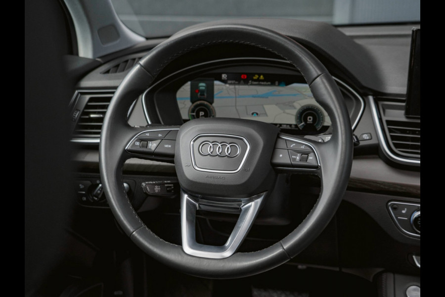 Audi Q5 50 TFSI e S edition Luchtvering|Headup|Leder|Panorama|Trekhaak|B&O|Stoelverwarming|Carplay|Camera
