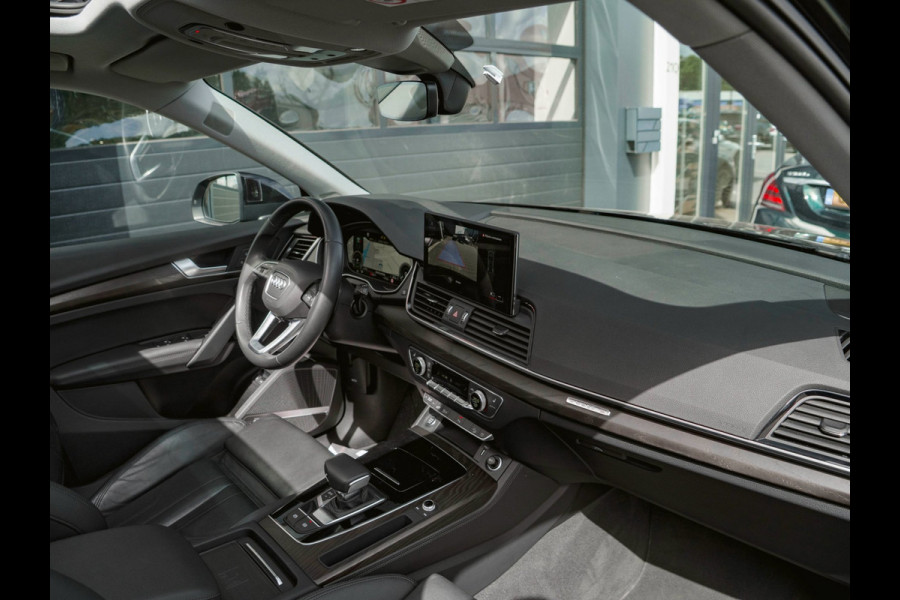 Audi Q5 50 TFSI e S edition Luchtvering|Headup|Leder|Panorama|Trekhaak|B&O|Stoelverwarming|Carplay|Camera
