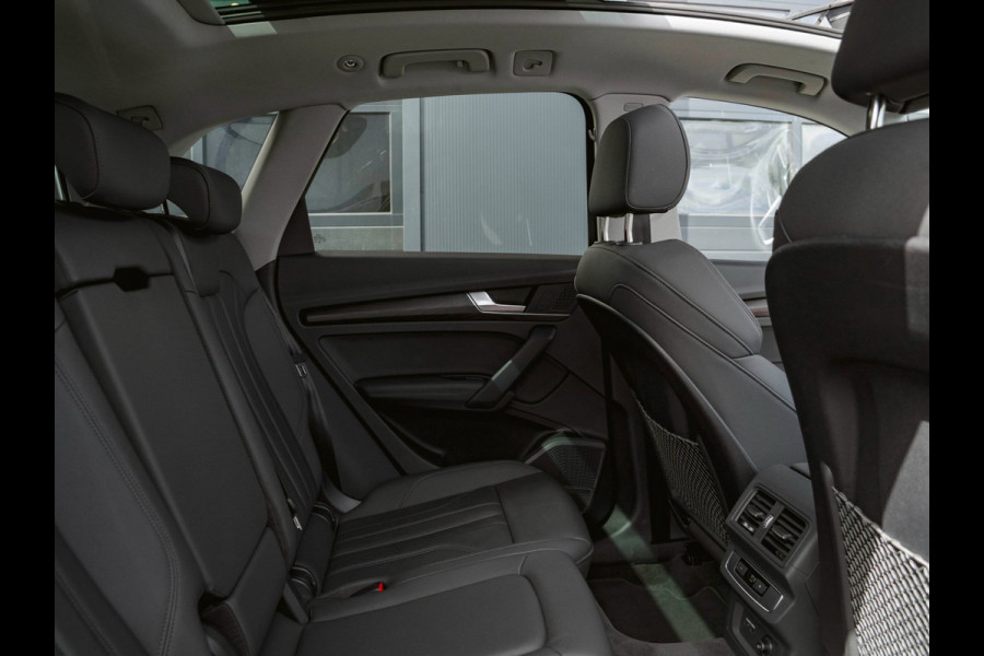 Audi Q5 50 TFSI e S edition Luchtvering|Headup|Leder|Panorama|Trekhaak|B&O|Stoelverwarming|Carplay|Camera