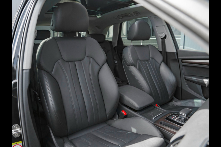 Audi Q5 50 TFSI e S edition Luchtvering|Headup|Leder|Panorama|Trekhaak|B&O|Stoelverwarming|Carplay|Camera