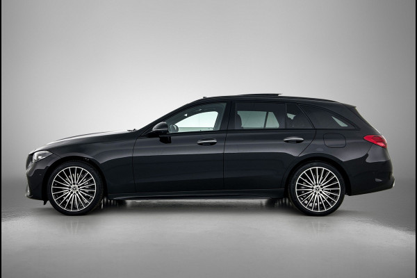 Mercedes-Benz C-Klasse Estate 300 e 140 Years Edition | Comfortpakket Plus | Nightpakket | Parkeerpakket met 360°-camera | Trekhaak | Middenconsole metaalstructuur | GUARD 360° Plus | Panoramaschuifdak | Warmtewerend, donkergetint glas |  19" multispaaks lichtmetalen AMG-velgen |