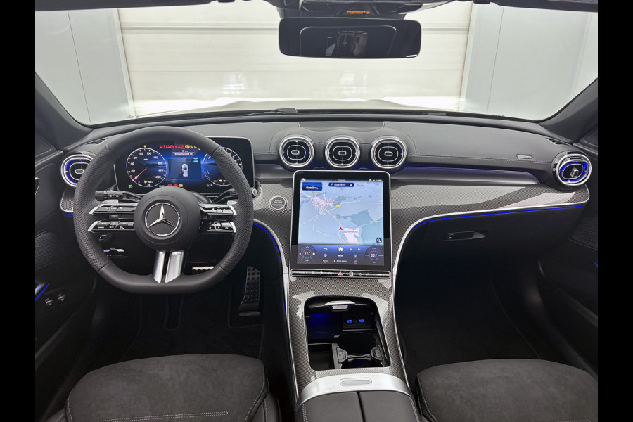 Mercedes-Benz C-Klasse Estate 300 e 140 Years Edition | Comfortpakket Plus | Nightpakket | Parkeerpakket met 360°-camera | Trekhaak | Middenconsole metaalstructuur | GUARD 360° Plus | Panoramaschuifdak | Warmtewerend, donkergetint glas |  19" multispaaks lichtmetalen AMG-velgen |