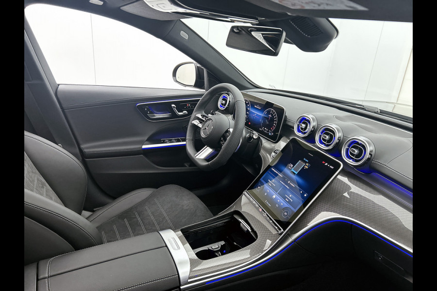 Mercedes-Benz C-Klasse Estate 300 e 140 Years Edition | Comfortpakket Plus | Nightpakket | Parkeerpakket met 360°-camera | Trekhaak | Middenconsole metaalstructuur | GUARD 360° Plus | Panoramaschuifdak | Warmtewerend, donkergetint glas |  19" multispaaks lichtmetalen AMG-velgen |