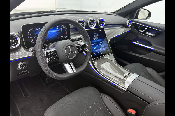 Mercedes-Benz C-Klasse Estate 300 e 140 Years Edition | Comfortpakket Plus | Nightpakket | Parkeerpakket met 360°-camera | Trekhaak | Middenconsole metaalstructuur | GUARD 360° Plus | Panoramaschuifdak | Warmtewerend, donkergetint glas |  19" multispaaks lichtmetalen AMG-velgen |