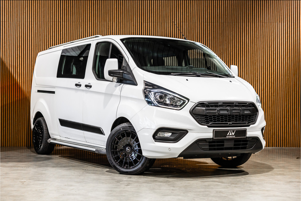 Ford Transit Custom 320 2.0 TDCI L2H1 DC | Marge | BTW & BPM Vrij | Dubbel cabine | 6-Zitter | CarPlay | Airco | 2800 kg trekgewicht | Nieuwe APK | Orig. NL Auto | NAP Logisch | Raptor Edition | Euro 6