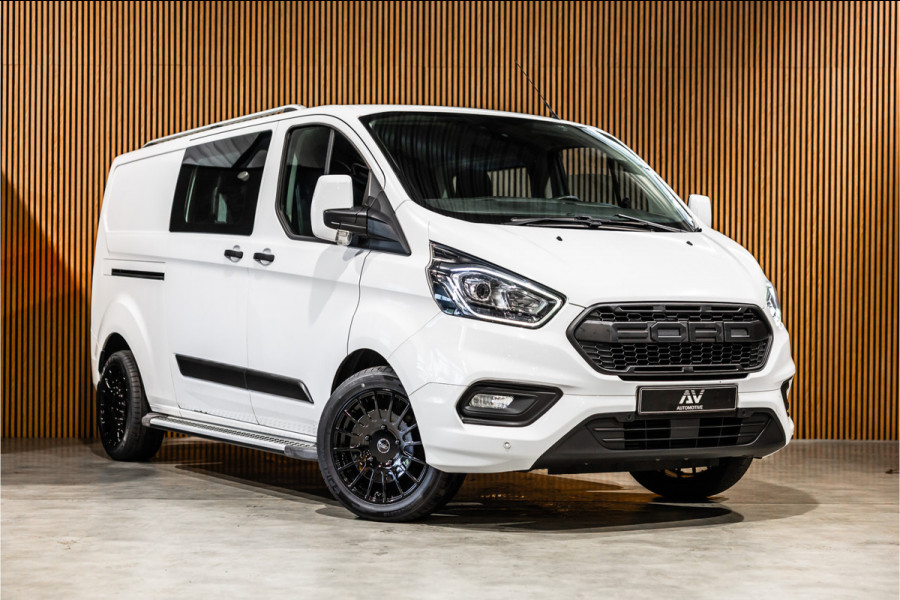 Ford Transit Custom 320 2.0 TDCI L2H1 DC | Marge | BTW & BPM Vrij | Dubbel cabine | 6-Zitter | CarPlay | Airco | 2800 kg trekgewicht | Nieuwe APK | Orig. NL Auto | NAP Logisch | Raptor Edition | Euro 6