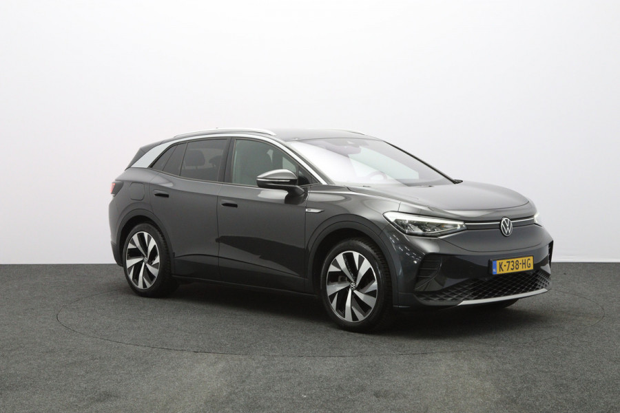 Volkswagen ID.4 First 77 kWh 204 PK, SOH 90 %, Trekhaak, LED, Leder-Alcantara, Carplay, 360 Camera