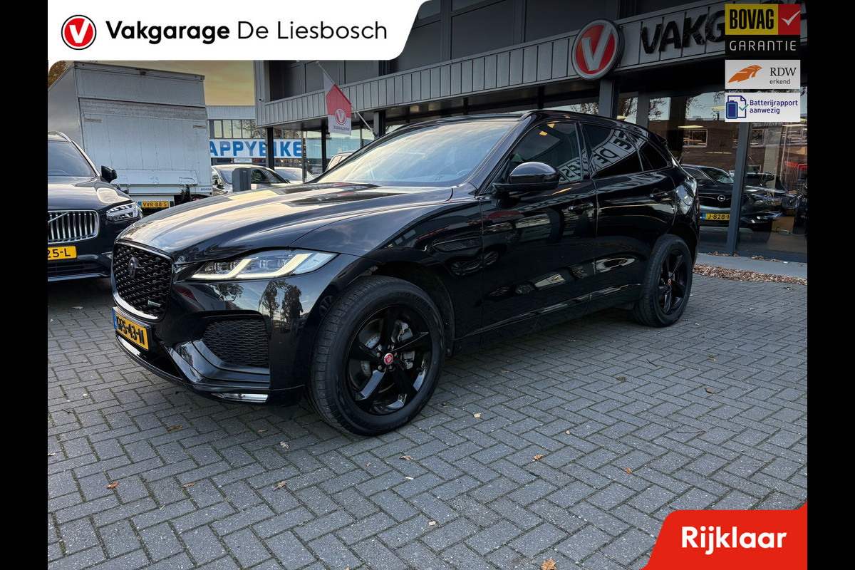 Jaguar F-Pace 2.0 P400e PHEV R-Dynamic S Black / Leder / Meridian / Panorama-dak / camera