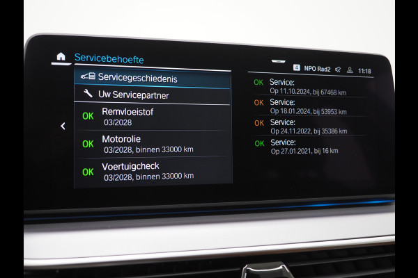 BMW 5 Serie Touring 530e | LED Grille | Leder | Camera | Dodehoek | Sfeerlicht | Cruise | Carplay