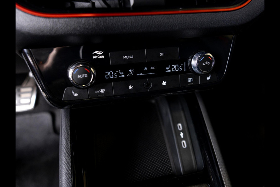 Škoda Kamiq 1.5 TSI ACT Monte Carlo Facelift / 150pk / Panorama dak / Achteruitrij camera / Stoelverwarming / Dodehoek herkenning /