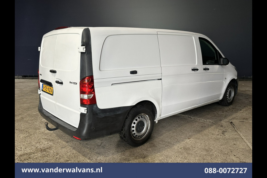 Mercedes-Benz Vito 114 CDI 136pk L2H1 Euro6 Airco | Camera | Cruisecontrol | Stoelverwarming Trekhaak, Parkeersensoren, Bijrijdersbank