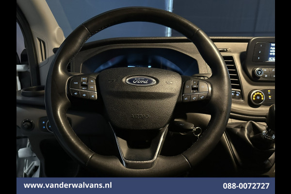 Ford Transit 2.0 TDCI 131pk L4H3 Jumbo Euro6 Airco | Camera | Cruisecontrol | Verwarmde voorruit Parkeersensoren, Bijrijdersbank