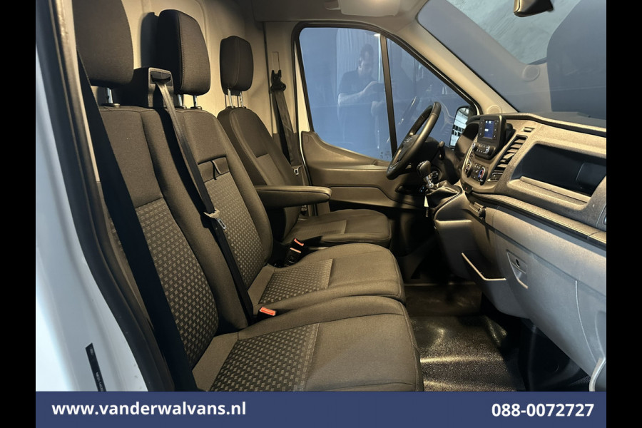 Ford Transit 2.0 TDCI 131pk L4H3 Jumbo Euro6 Airco | Camera | Cruisecontrol | Verwarmde voorruit Parkeersensoren, Bijrijdersbank