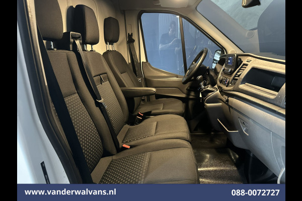 Ford Transit 2.0 TDCI 131pk L4H3 Jumbo Euro6 Airco | Camera | Cruisecontrol | Verwarmde voorruit Parkeersensoren, Bijrijdersbank