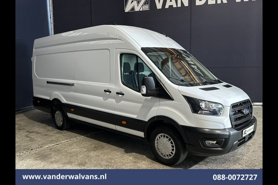 Ford Transit 2.0 TDCI 131pk L4H3 Jumbo Euro6 Airco | Camera | Cruisecontrol | Verwarmde voorruit Parkeersensoren, Bijrijdersbank