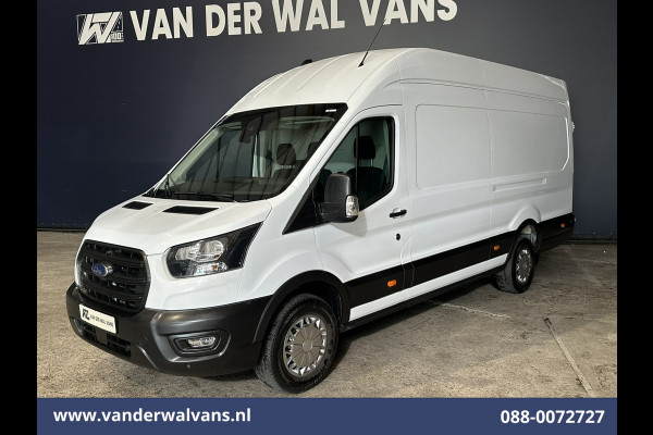 Ford Transit 2.0 TDCI 131pk L4H3 Jumbo Euro6 Airco | Camera | Cruisecontrol | Verwarmde voorruit Parkeersensoren, Bijrijdersbank